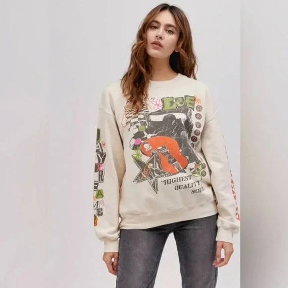 NWT Daydreamer x Lee Highest Quality Sound BF Crew - Picture 1 of 6